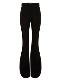 Pantalon slim en scuba évasé - Noir