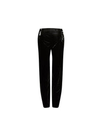 Pantalon moto vernis - Noir