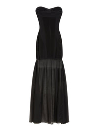 Robe du soir bustier coeur - Noir