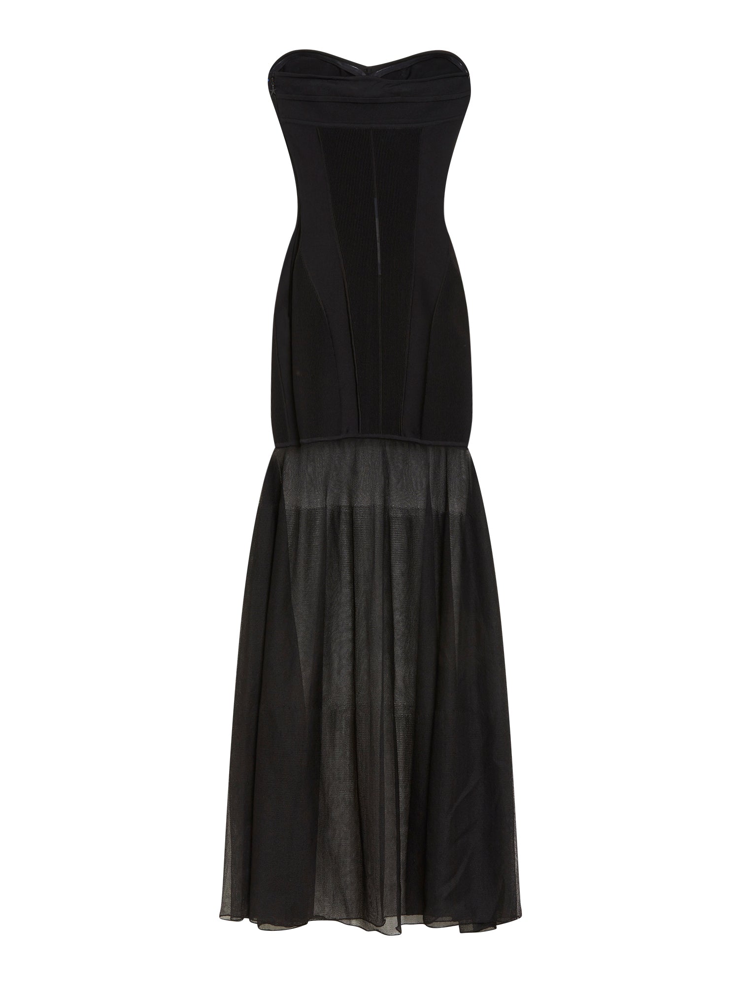 Robe du soir bustier coeur - Noir