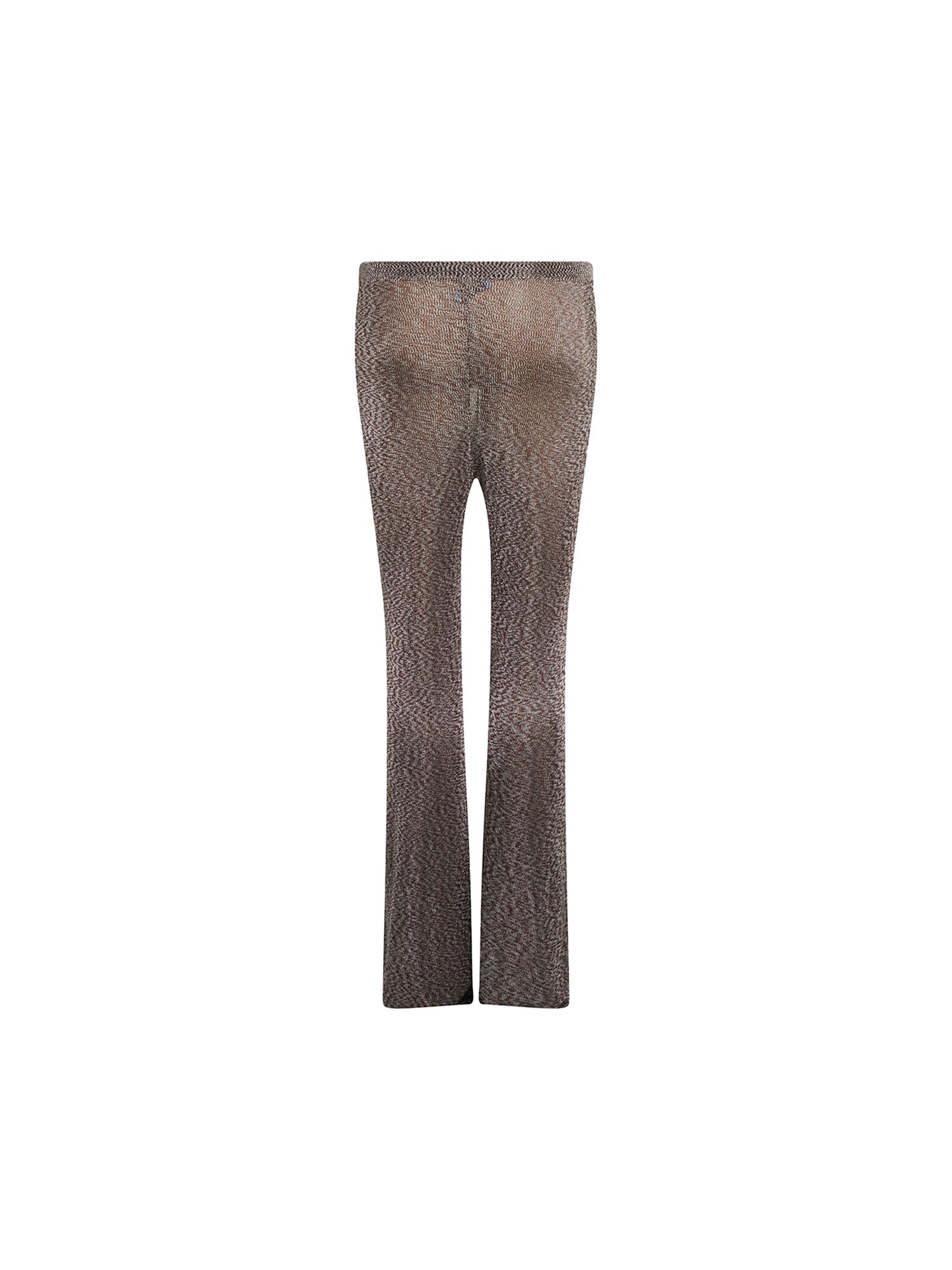 Pantalon en lurex tricoté - Chocolat & Silver