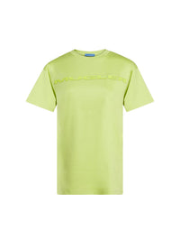 T-shirt logo en coton - Lime