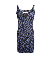 Robe maille imprimé étoiles - Noir & Blue