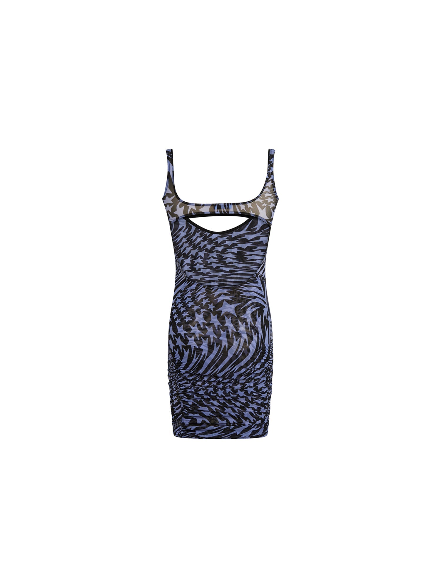 Robe maille imprimé étoiles - Noir & Blue