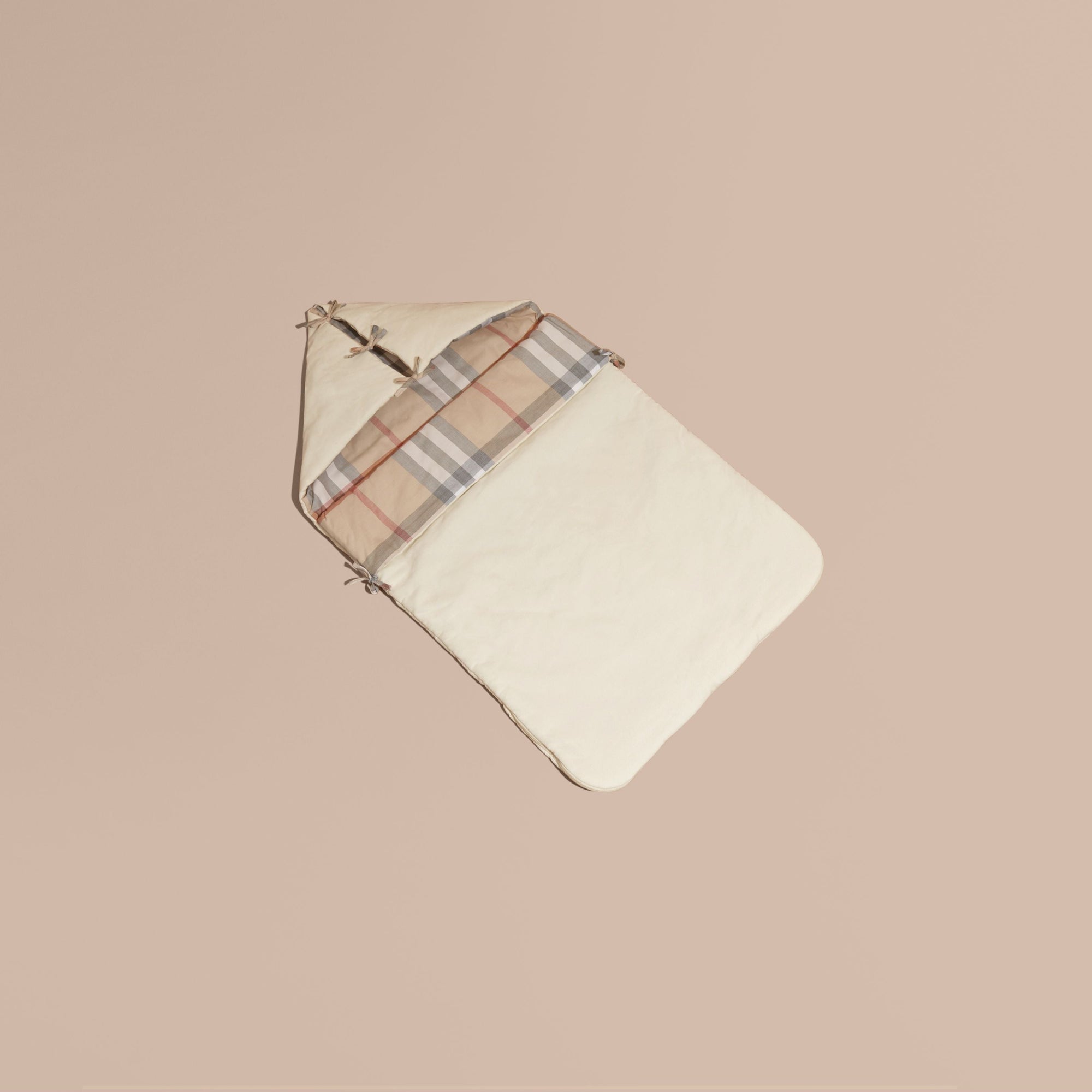 OFF WHITE Nid d'ange doublé du motif check