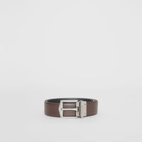 BLACK/CHOCOLATE Ceinture réversible en cuir London