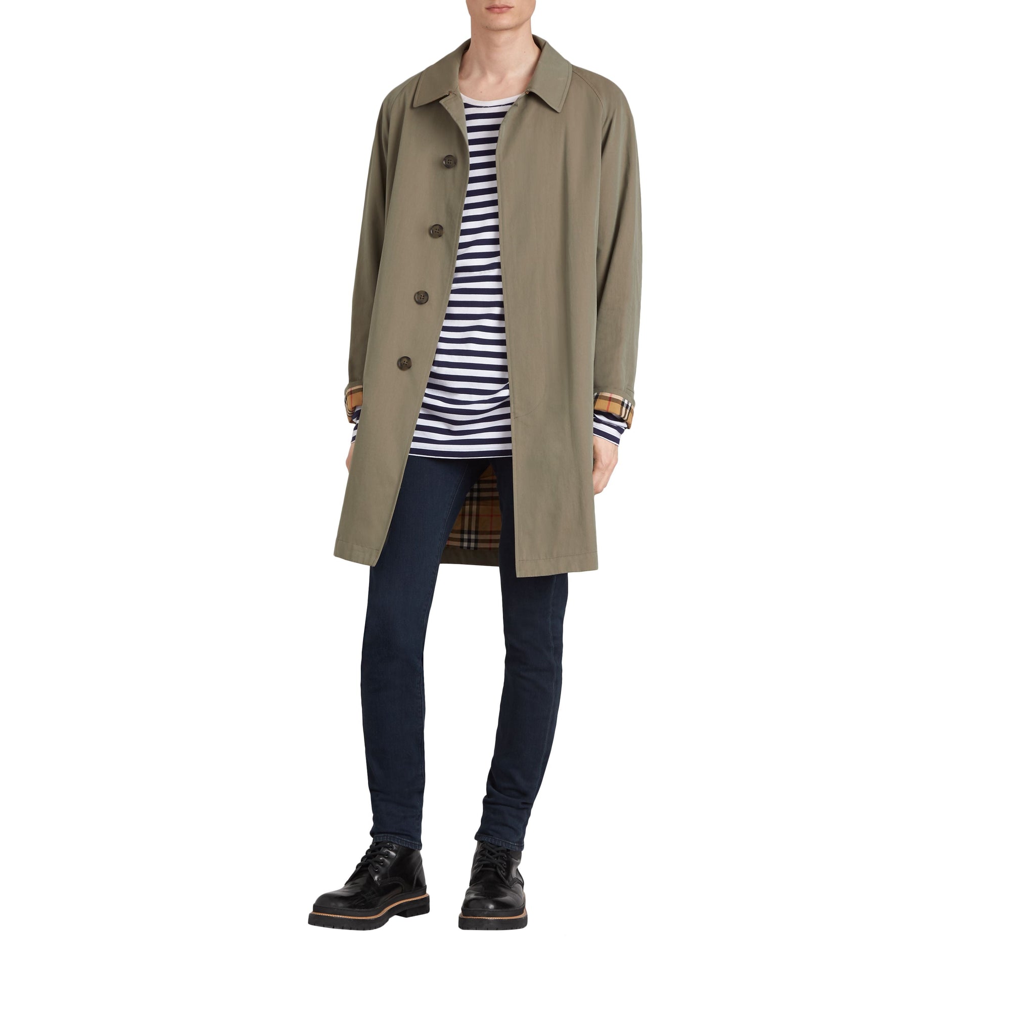 DARK INDIGO Jean de coupe slim en denim extensible
