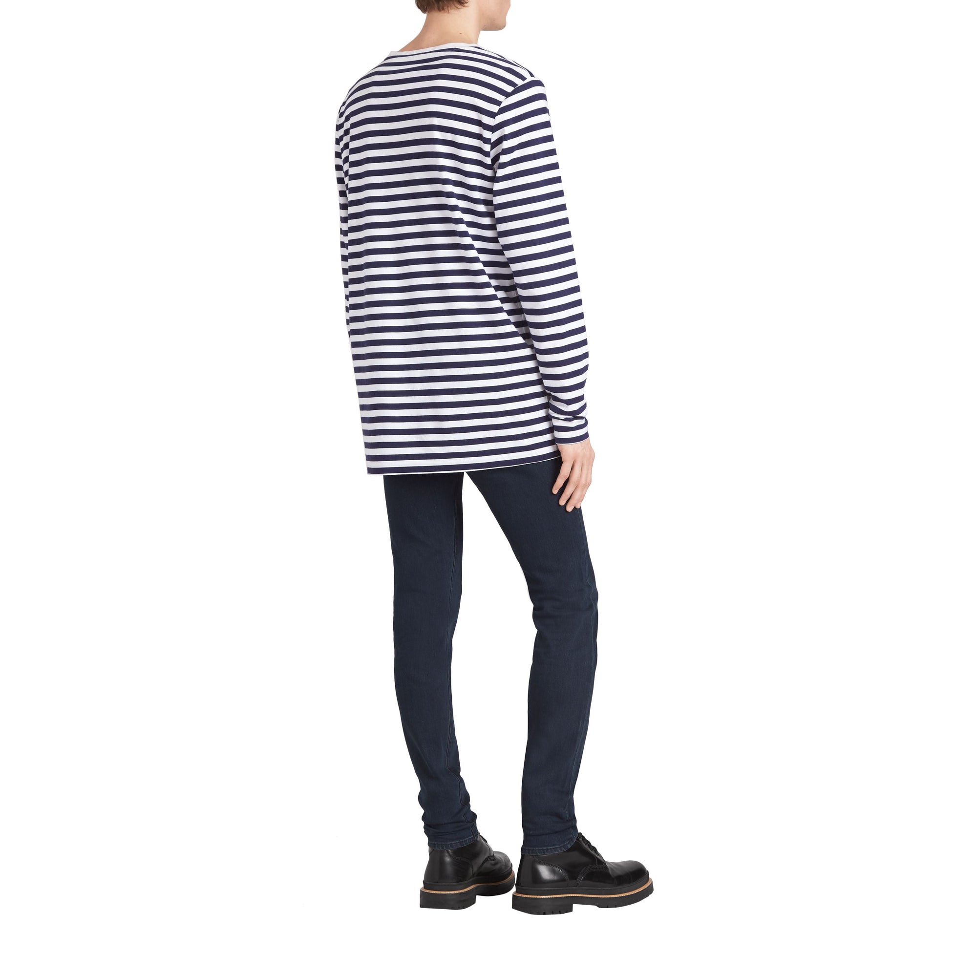 DARK INDIGO Jean de coupe slim en denim extensible