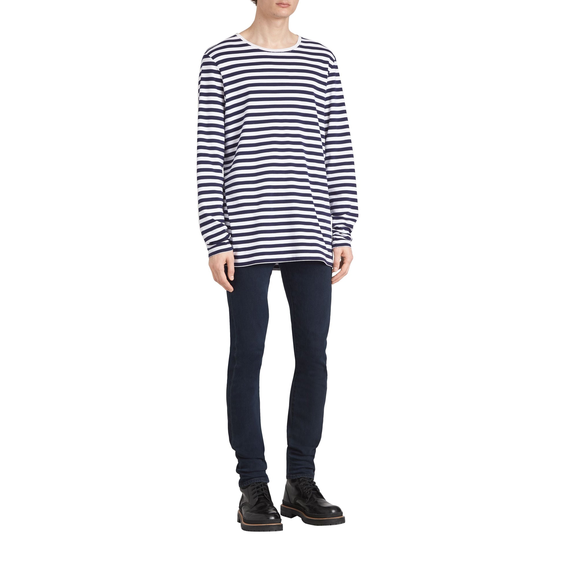 DARK INDIGO Jean de coupe slim en denim extensible