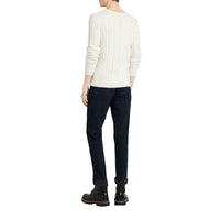 DARK INDIGO Jean droit en denim stretch
