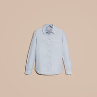 PALE BLUE Chemise en coton avec motif check