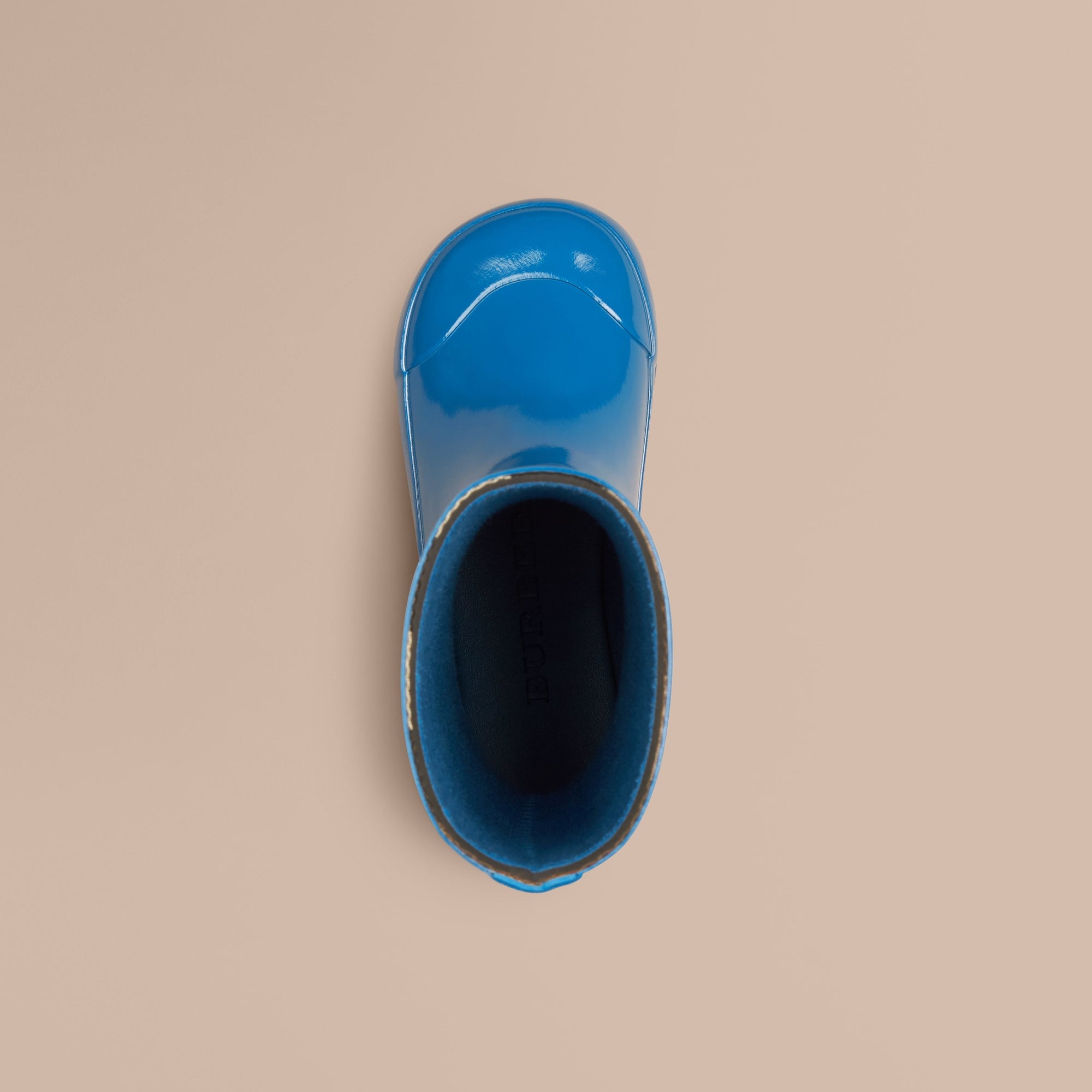 LUPIN BLUE Bottes de pluie check avec imprimé à pois