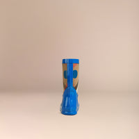 LUPIN BLUE Bottes de pluie check avec imprimé à pois