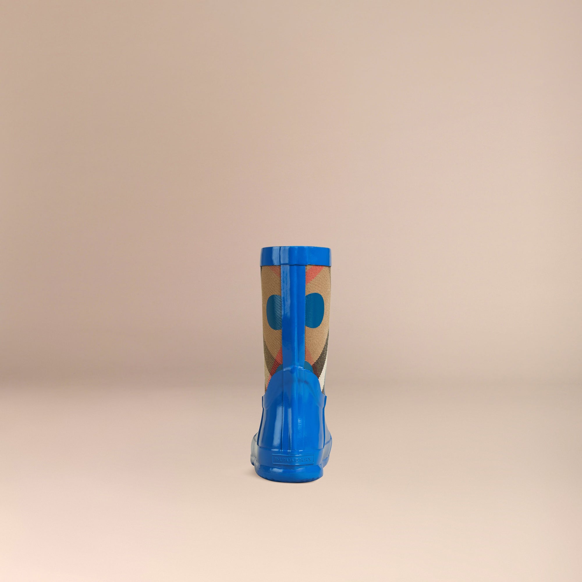 LUPIN BLUE Bottes de pluie check avec imprimé à pois