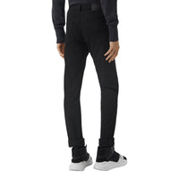 BLACK Jean denim extensible de coupe étroite