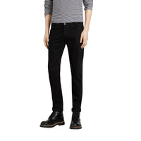 BLACK Jean denim extensible de coupe étroite