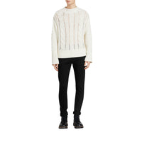 BLACK Jean denim extensible de coupe droite