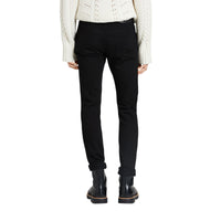 BLACK Jean denim extensible de coupe droite