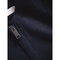NAVY Cardigan en coton avec ornements check