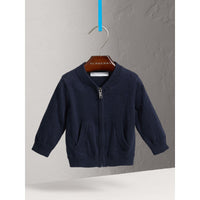 NAVY Cardigan en coton avec ornements check