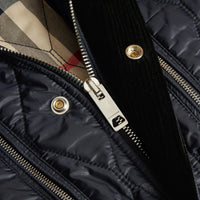 NAVY Veste sans manches matelassée à poches multiples
