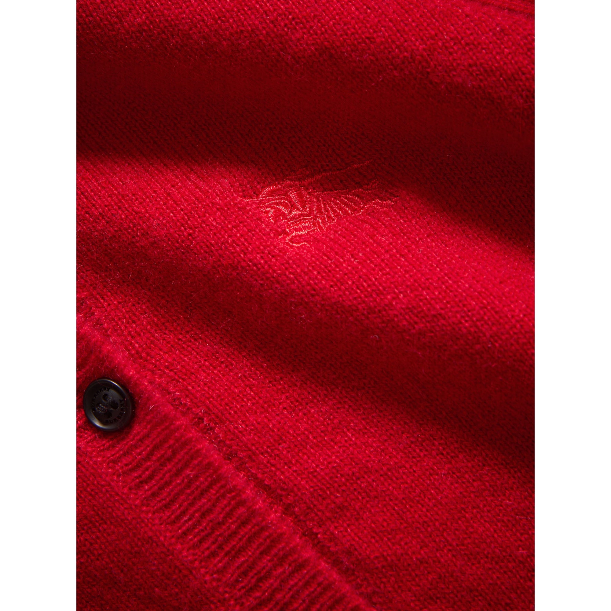 PARADE RED Cardigan en cachemire avec éléments check