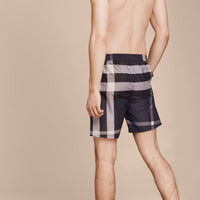INK Short de bain à motif check