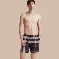 INK Short de bain à motif check