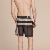 CHARCOAL Short de bain à motif check