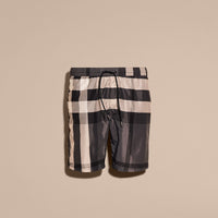 CHARCOAL Short de bain à motif check