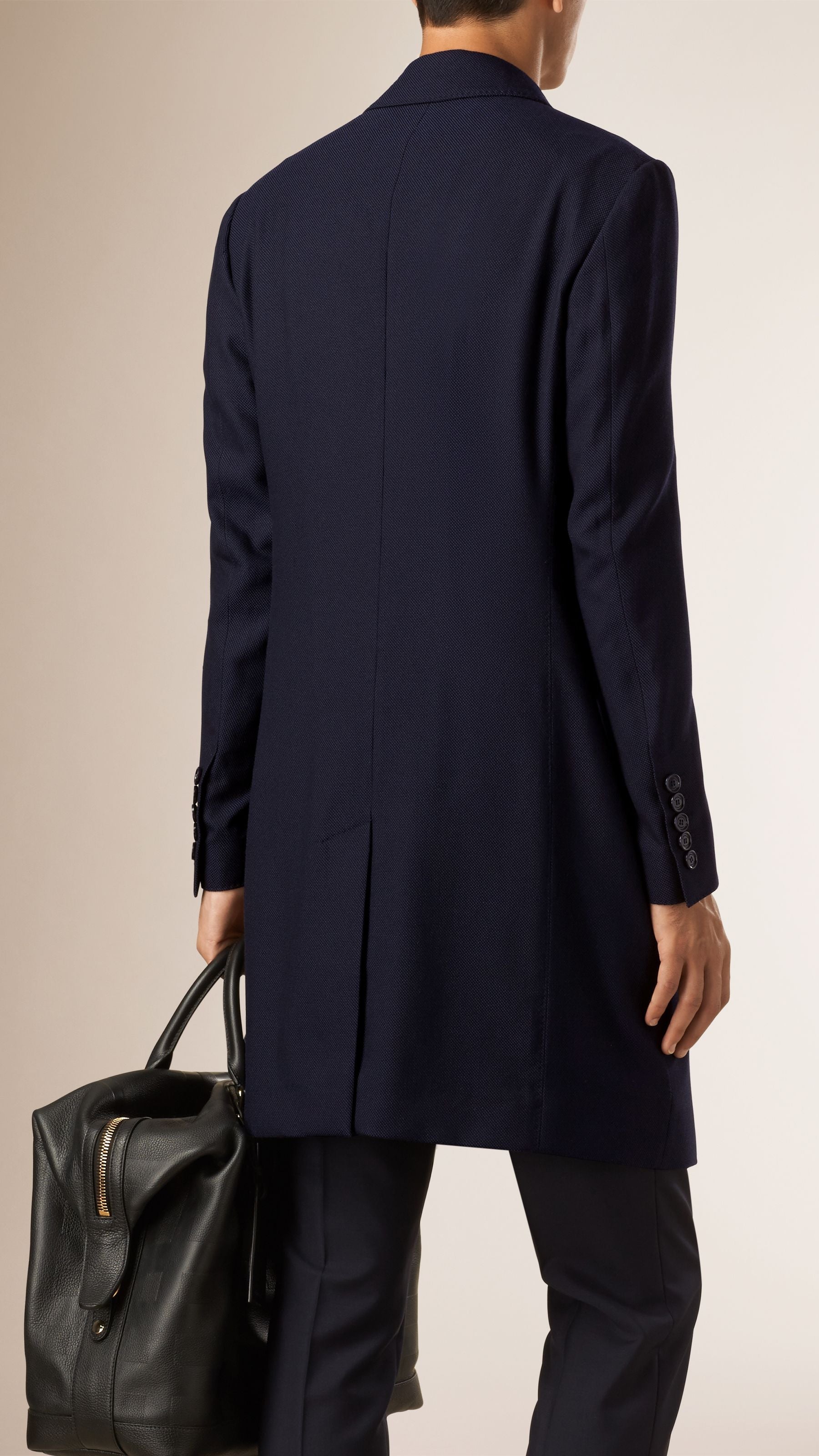 INK Manteau ajusté en laine légère