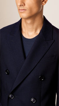 INK Manteau ajusté en laine légère