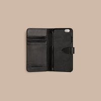 BLACK Étui à rabat pour iPhone 6 en cuir London