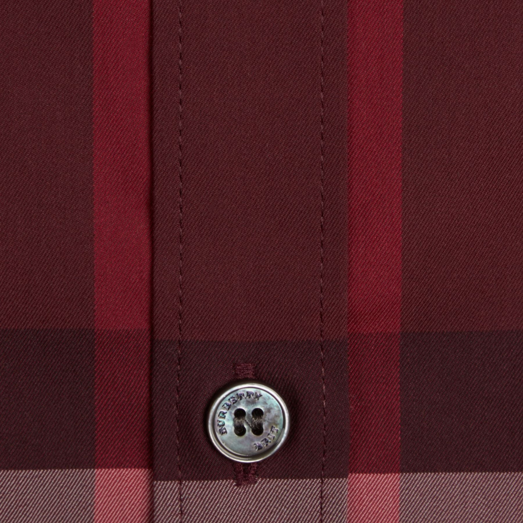 CLARET Chemise en coton extensible à motif check