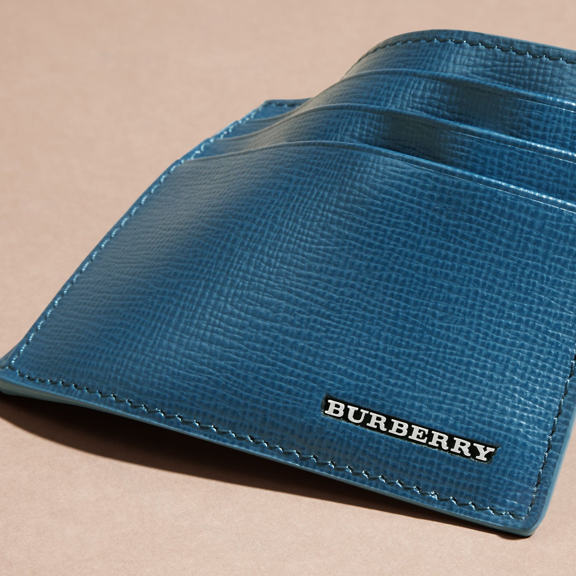 MINERAL BLUE Porte-cartes en cuir London