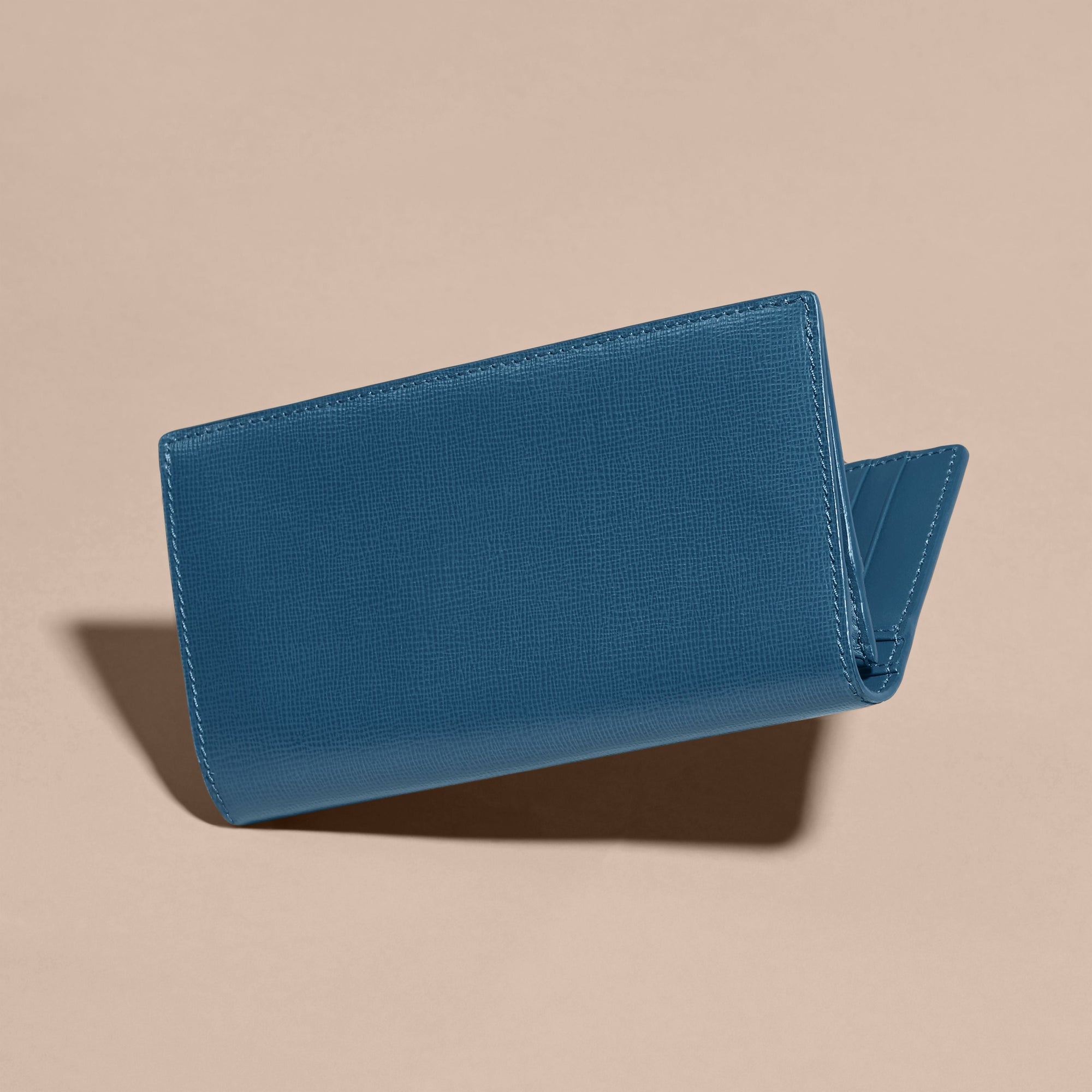 MINERAL BLUE Portefeuille continental en cuir London