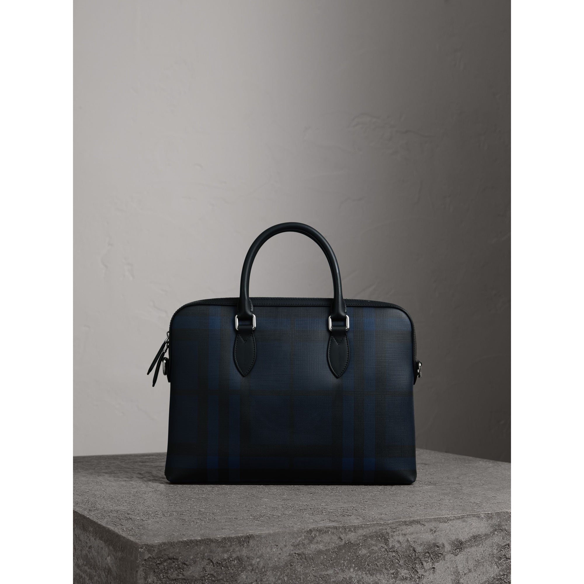 NAVY/BLACK Sac The Barrow fin avec motif London check