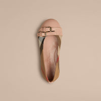 NUDE BLUSH Ballerines à motif House check avec boucle