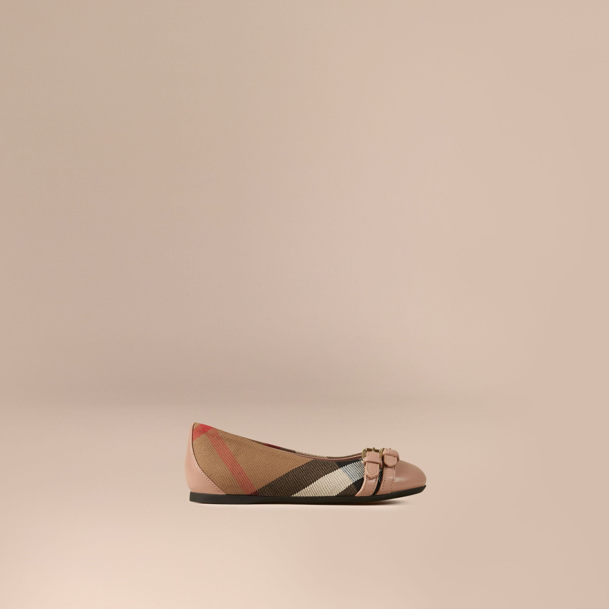 NUDE BLUSH Ballerines à motif House check avec boucle