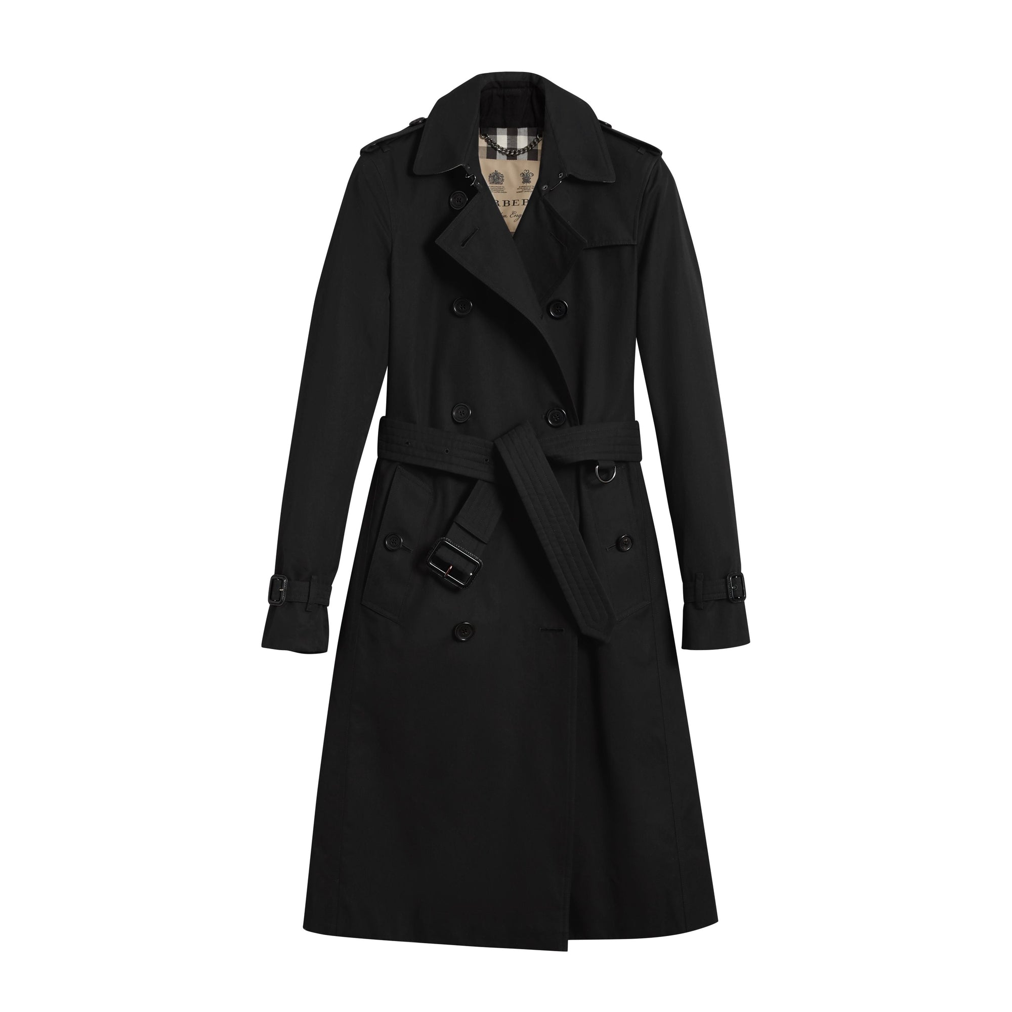 BLACK The Kensington – Trench extra-long