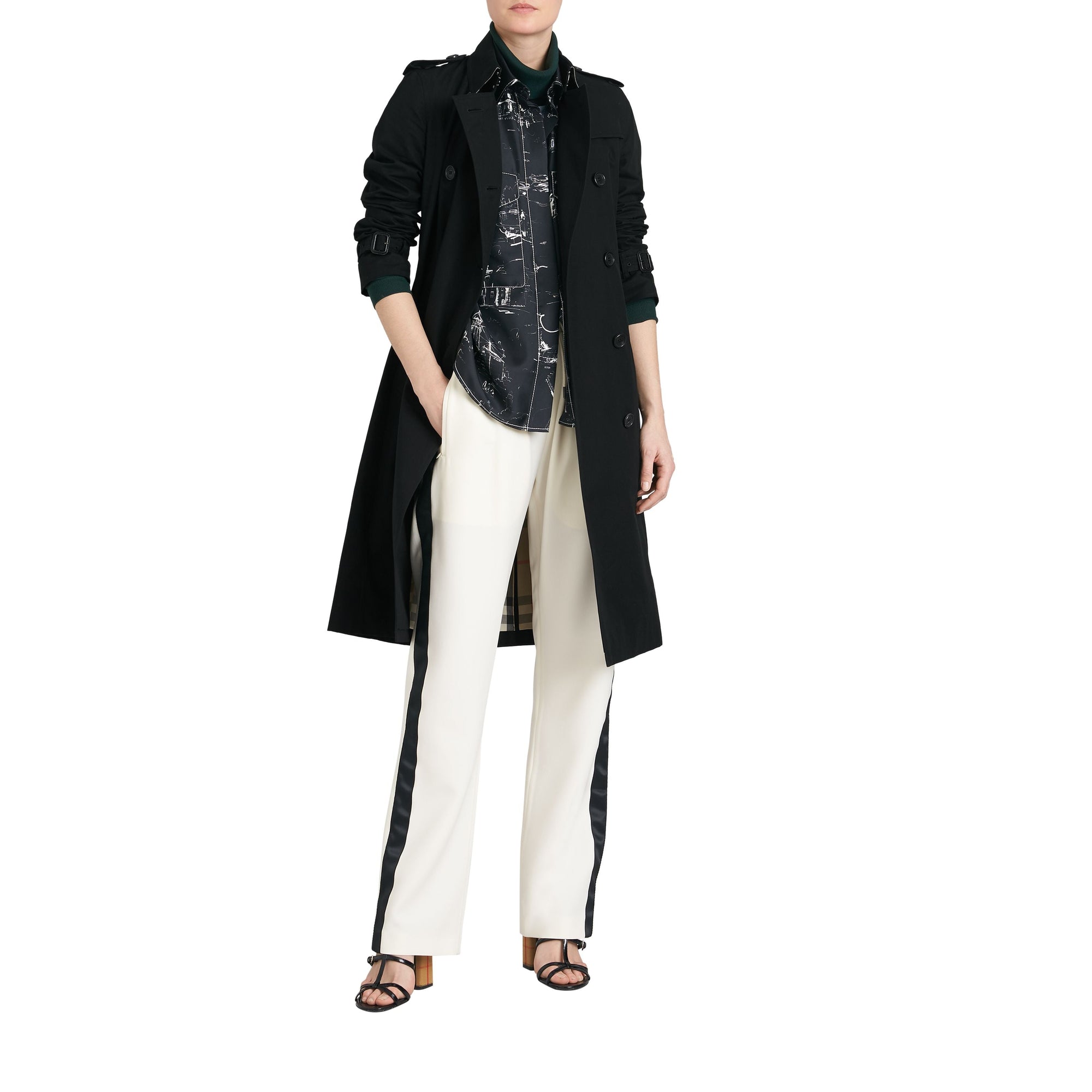 BLACK The Kensington – Trench extra-long