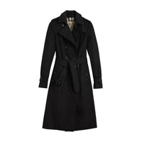 BLACK The Sandringham – Trench extra-long