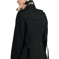 BLACK The Sandringham – Trench extra-long