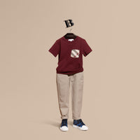 TAUPE Pantalon chino en coton