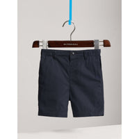 INK Short chino en coton avec motif check