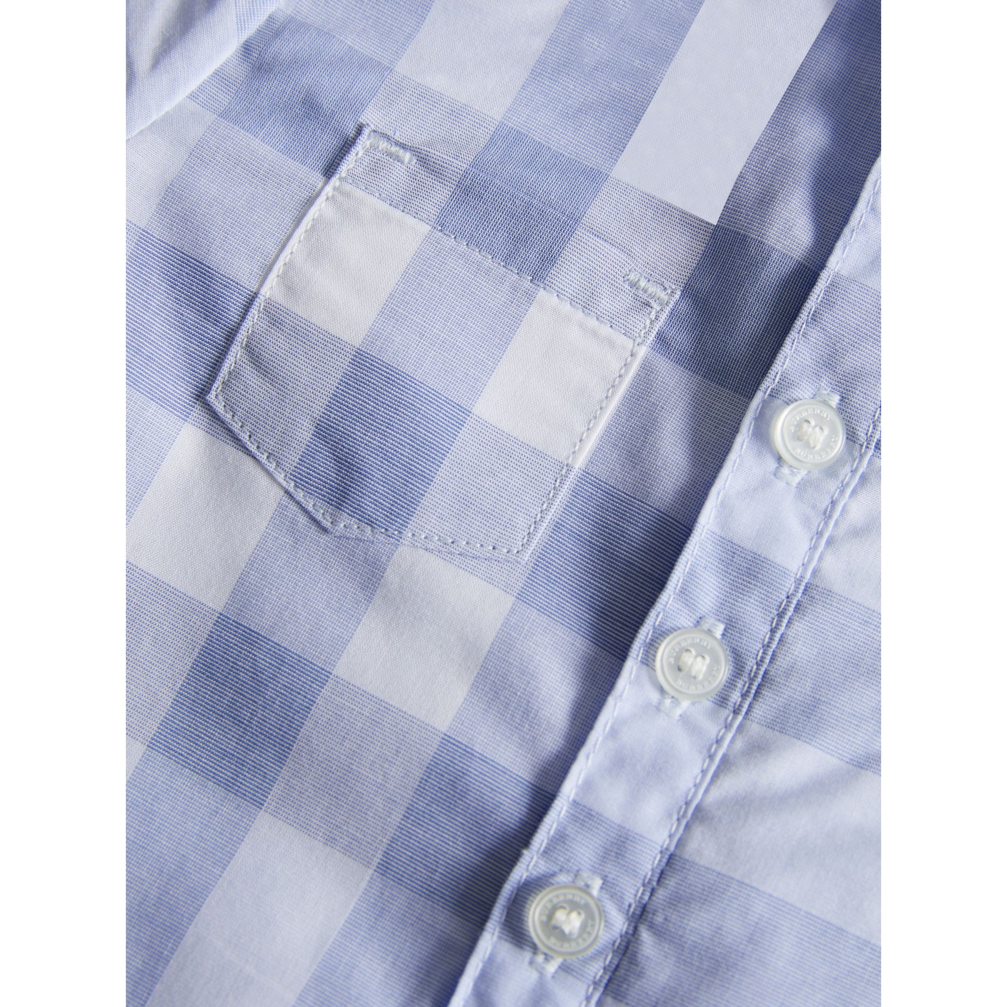 ICE BLUE Combinaison en coton à motif check
