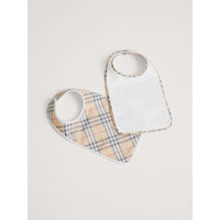 WHITE Coffret cadeau bébé deux pièces en coton