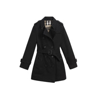 BLACK Trench The Sandringham