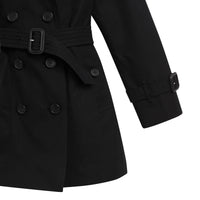 BLACK Trench The Sandringham
