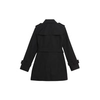 BLACK Trench The Sandringham